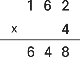 162×4=648