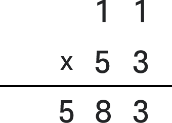 11×53=583