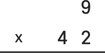 9곱하기42
